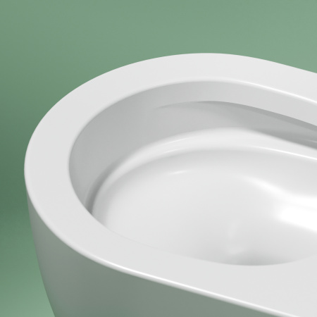 Унитаз подвесной безободковый Ceramica Nova Modena Rimless CN6063MW белый матовый