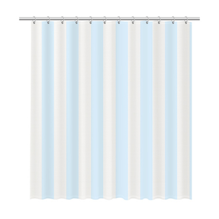 Шторка для ванной Fixsen Vafel, голубая FX-5020C