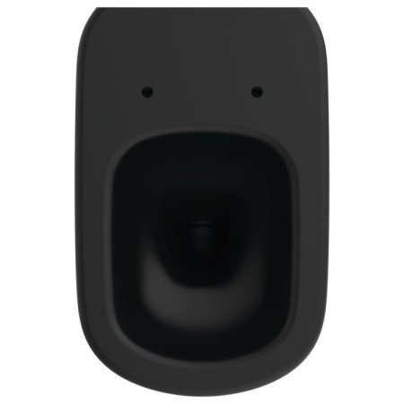 Унитаз приставной безободковый Ideal Standard TESI AquaBlade® T0077V3 черный матовый, без сиденья