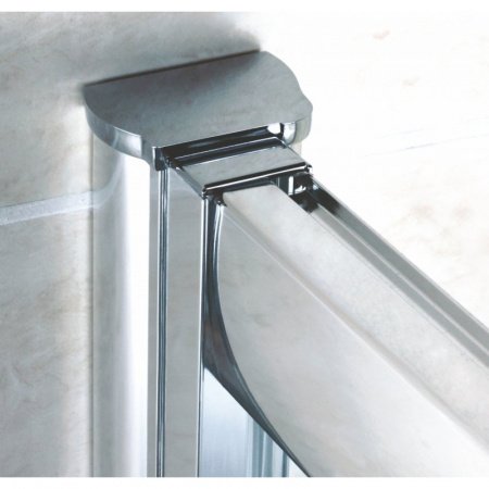 Душевой уголок Cezares Pratico RH-1 120x90 профиль Хром стекло прозрачное