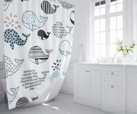 Штора для ванной Fixsen Flux, FX-2511