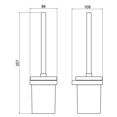 Ершик Timo Petruma 15261/00 хром