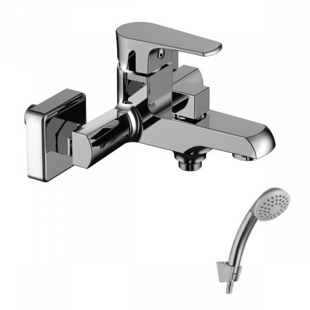 Смеситель для ванны с душем Lemark Plus Factor LM1612C хром