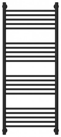 Полотенцесушитель водяной Сунержа Богема+ 120х50 перемычка прямая, черный матовый