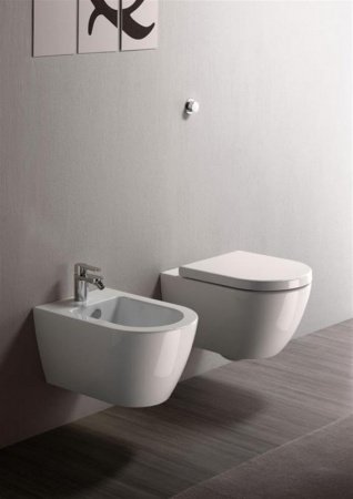 Унитаз GSI Pura 55 881211 белый глянцевый