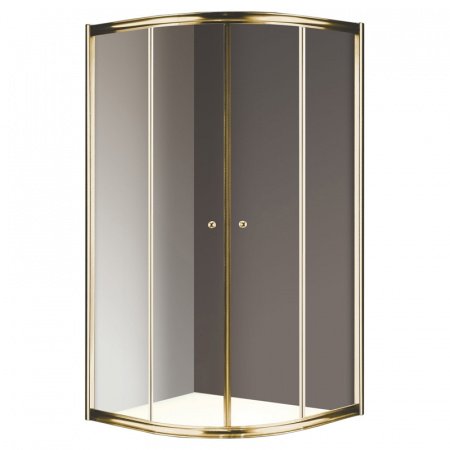 Душевой уголок Cezares Giubileo R2 90x90 профиль Хром стекло прозрачное