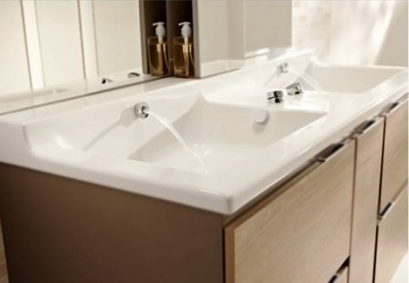 Раковина Jacob Delafon Soprano 140 EXJ122-00 Белая