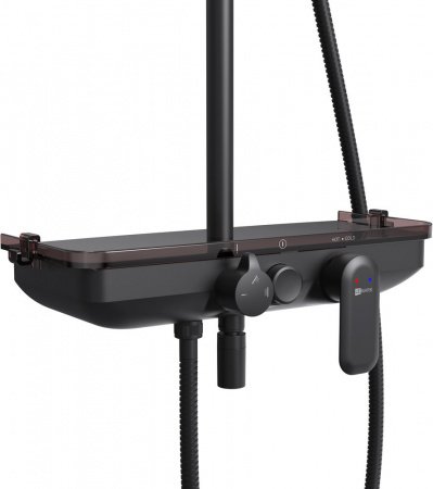 Душевая стойка Lemark Tropic LM7012BL черная