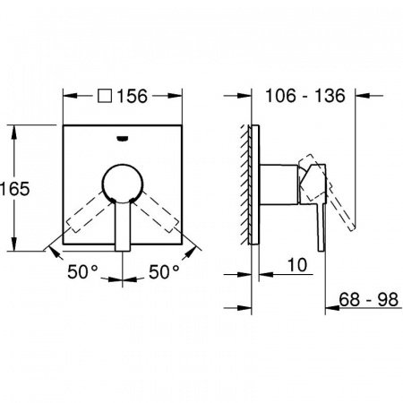 Смеситель для душа Grohe Allure 24069000 хром