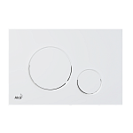 Кнопка смыва AlcaPlast THIN M676 белый матовый