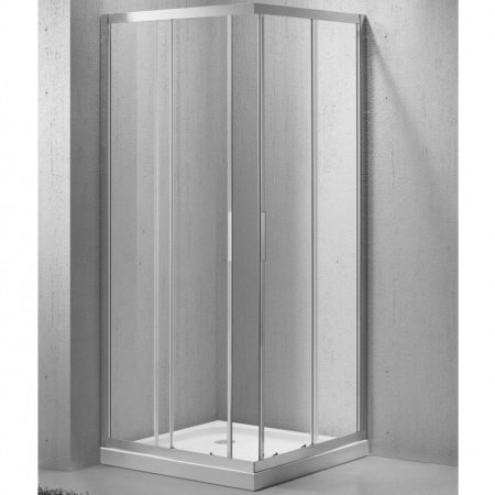 Душевой уголок BelBagno Sela A-2 95x95 профиль Хром стекло прозрачное