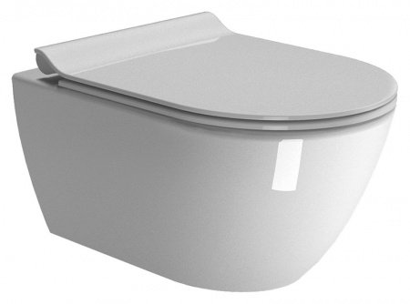 Унитаз подвесной безободковый GSI Pura 881511 белый