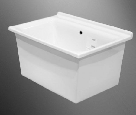 Тумба с раковиной Kerasan Aquadom 60 для постирочной Белая