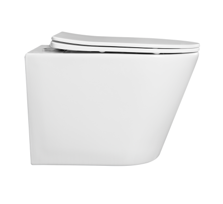 Унитаз подвесной Aquatek Вега Торнадо AQ1904T-00 смыв торнадо, с сиденьем Soft Close