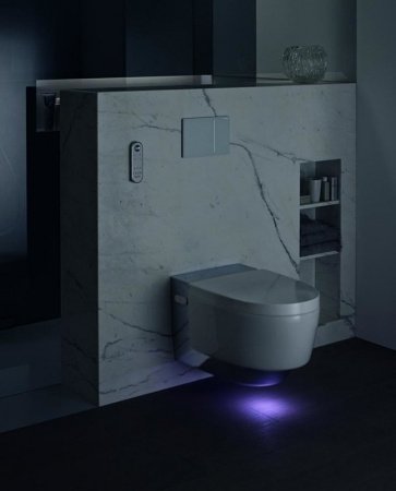 Унитаз биде Geberit AquaClean Mera Comfort 146.214.21.1 Белый альпин/Хром