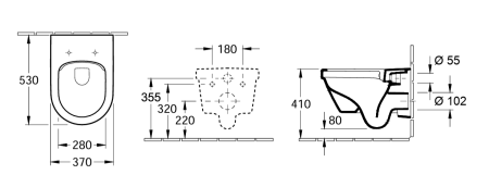 Комплект (инсталляция + унитаз + сиденье микролифт + панель смыва белая) Villeroy & Boch Architectura 568CDR01
