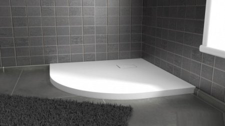 Акриловый поддон для душа Riho Basel 451 DC98 100x100x5 Белый без противоскользящего покрытия