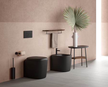 Смеситель для биде Vitra Origin A4255936 черный матовый