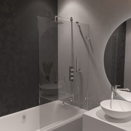 Термостатическая система для ванны скрытого монтажа WHITECROSS Y YSET11CR (хром)