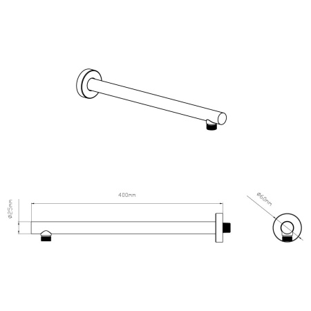 Душевой комплект Vincea VSFW-4212CH встраиваемый, 2 режима, хром