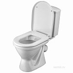 Унитаз-компакт Santek Алькор с диагональным выпуском, антивсплеск 1WH302140