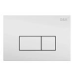 Кнопка смыва для унитазов DQ Rhein DB1499016 белый