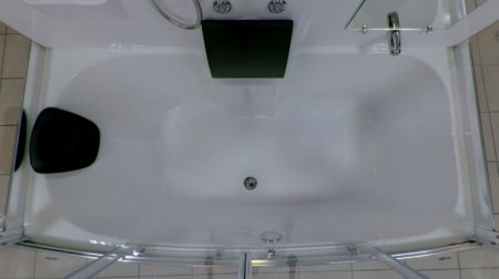 Душевая кабина Timo Lux T-7770  150x88x220 профиль хром глянцевый, стекло прозрачное