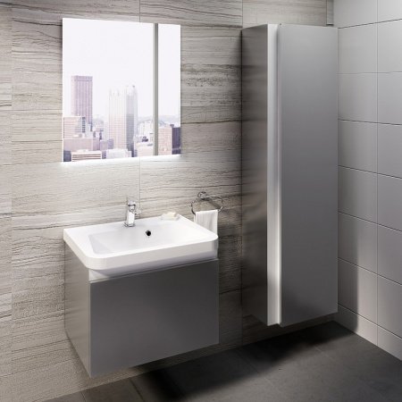 Шкаф пенал Ravak SB 10° 45 белый глянцевый