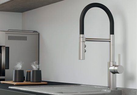 Смеситель для кухни Blanco Catris-S 525792 нержавеющая сталь