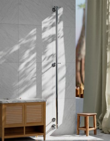 Полотенцесушитель электрический Margaroli Arcobaleno 616-L 616CRB-1650 1650x74 BOX хром