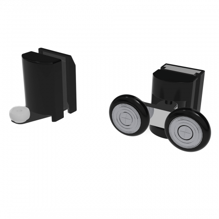 Душевая кабина Black&White G8701 90x90x217 профиль черный матовый, стекло прозрачное