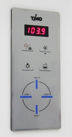 Душевая кабина Timo Lux Т-7725 120x120x220 профиль хром глянцевый, стекло прозрачное