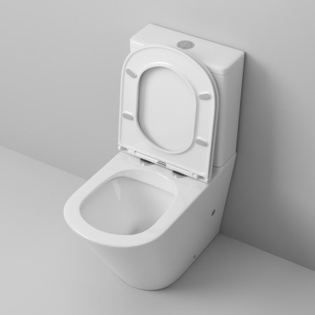 Напольный унитаз-компакт Grossman GR-4449S белый, с сиденьем микролифт