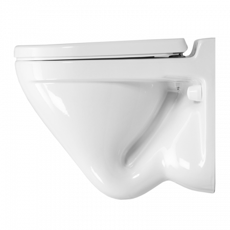 Унитаз подвесной Sanita Luxe Attica DM ATCSLWH0104 белый с сиденьем микролифт