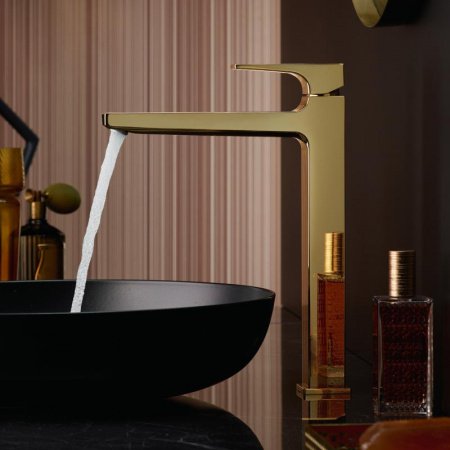 Смеситель для раковины-чаши Hansgrohe Metropol 32512990 золото