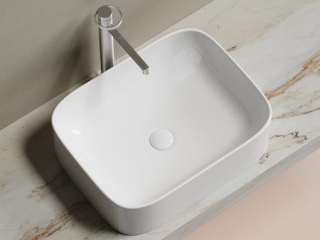 Раковина накладная 50см Ceramica Nova Element CN6052 белый