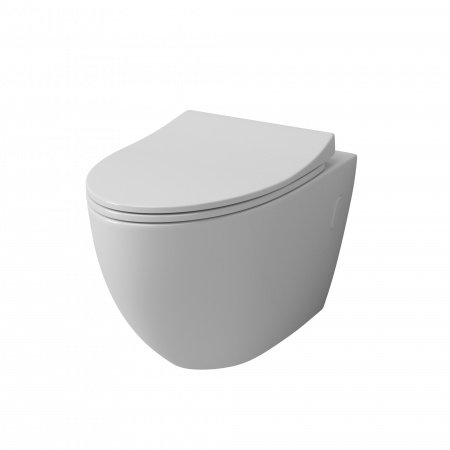 Унитаз подвесной Grossman GR-4451S белый, с сиденьем микролифт