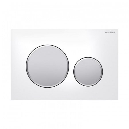 Кнопка смыва Geberit Sigma 20 115.882.KL.1 белый/хром матовый