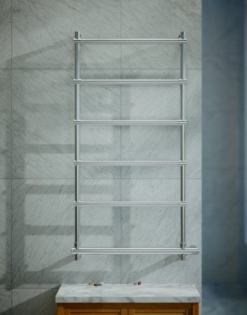 Полотенцесушитель электрический Margaroli Sole 542-6 5424706CRNB 1020х570 хром