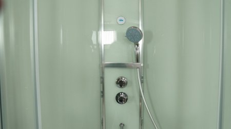 Душевая кабина Timo Ilma ILMA-709 90x90x255 профиль черный матовый, стекло прозрачное