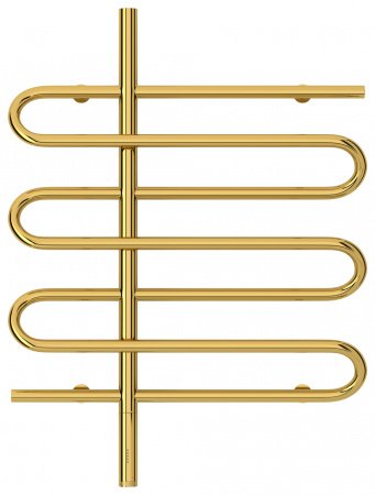 Полотенцесушитель электрический Сунержа Эпатаж 80х60 золото, подключение левое