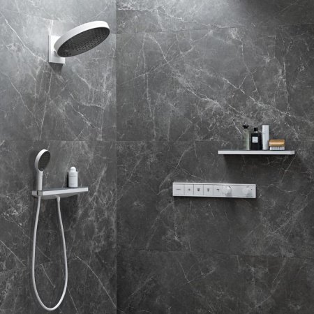 Душевая лейка Hansgrohe Rainfinity 130 3jet 26864700 белый матовый