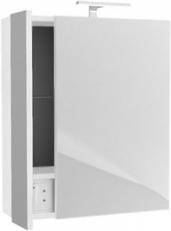 Зеркальный шкаф Iddis Mirro 50 с подсветкой Белый