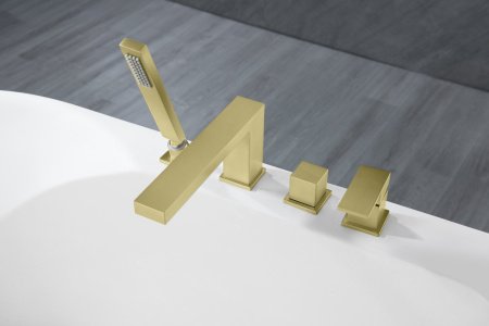 Смеситель на борт ванны Timo Selene 2130/17Y золото матовое