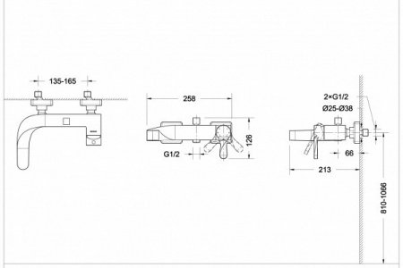 Смеситель для кухни Bravat Wave F774108C хром