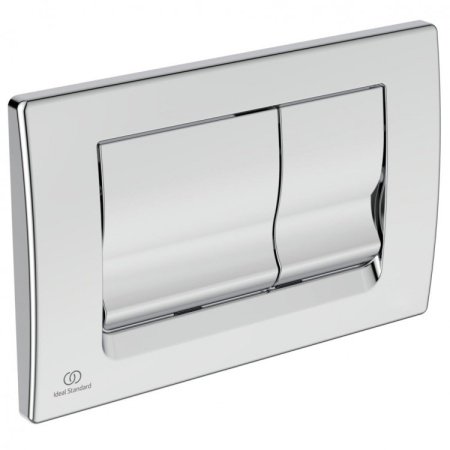 Промо-комплект 4 в 1 Ideal Standard с безободковым подвесным унитазом T355101 TESI Rimless  с сиденьем и крышкой T352701 TESI , встраиваемой инсталляцией R020467 PROSYS FRAME 120 M и механической панелью смыва R0108AA SOLEA M1