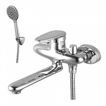 Смеситель для ванны с душем Lemark Status LM4414C хром