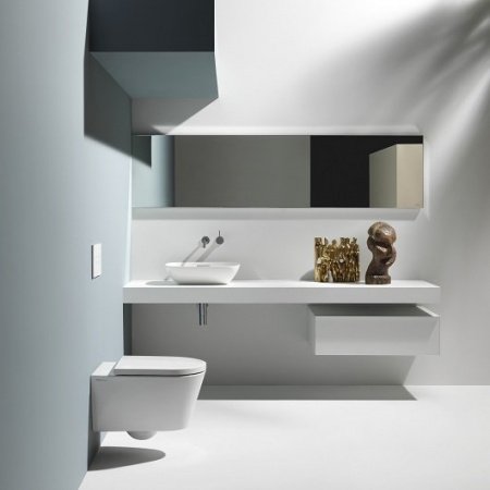 Унитаз Laufen Kartell Rimless 8.2033.7 подвесной без сиденья