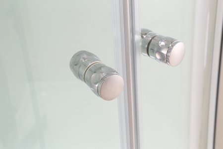 Душевая кабина Black&White G8501 90x90x215 профиль белый, стекло прозрачное