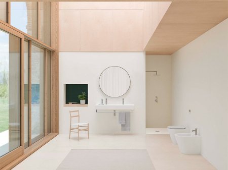 Унитаз приставной безободковый GSI Kube X 941011 белый